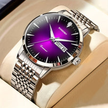 Neue Banbony Unisex Quarzuhr aus Edelstahl mit Strass-Akzenten, wasserdicht IPX7, schlankes HD-Zifferblatt, Datumsanzeige, goldfarbenes Finish – Ideal für Freizeitkleidung, Partys  Geschenke