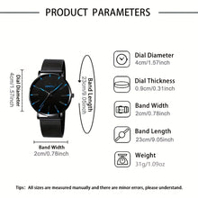 Herren Klassische Elegante Moderne Avantgarde Quarzuhren, Avantgarde Moderne Business-Uhren-Set für Valentinstag, Ostern, Ramadan, Geburtstag, Weihnachten, Ideales Geschenk für Freunde  Familie Eid Al-Adha